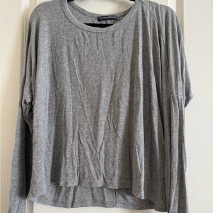Brandy Melville Heather Gray Long Sleeve Tee